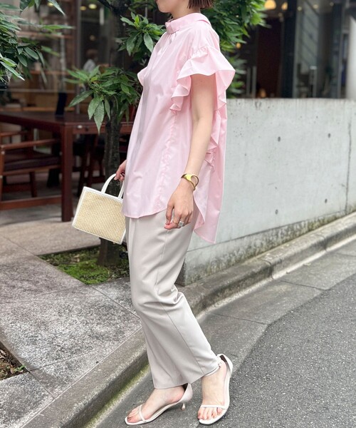 NOLLEY'S（ノーリーズ）の「ロールネックバックリボンブラウス（シャツ