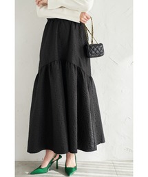 &. NOSTALGIA | 【ZOZO限定】エンボスギャザーフレアスカート(スカート)