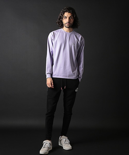 RATTLE TRAP(ラトルトラップ)の「ストレッチスムースフロッキープリントT(Tシャツ/カットソー・メンズ・ブラック/ホワイト/グリーン/パープル・S/M/L/LL)」の5枚目の写真
