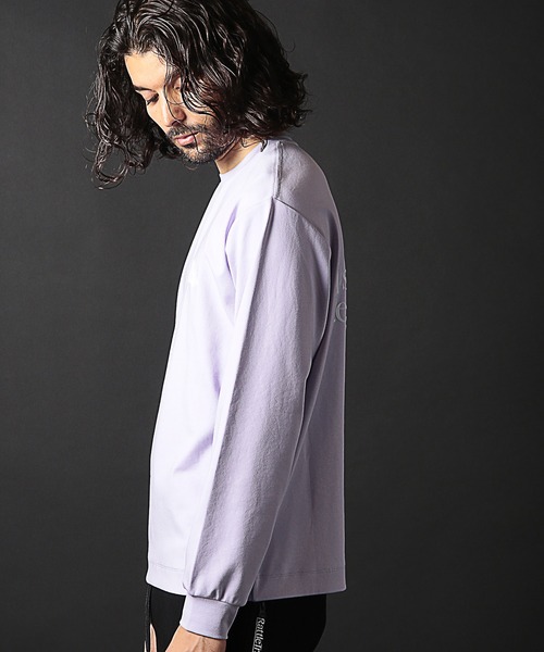 RATTLE TRAP(ラトルトラップ)の「ストレッチスムースフロッキープリントT(Tシャツ/カットソー・メンズ・ブラック/ホワイト/グリーン/パープル・S/M/L/LL)」の10枚目の写真
