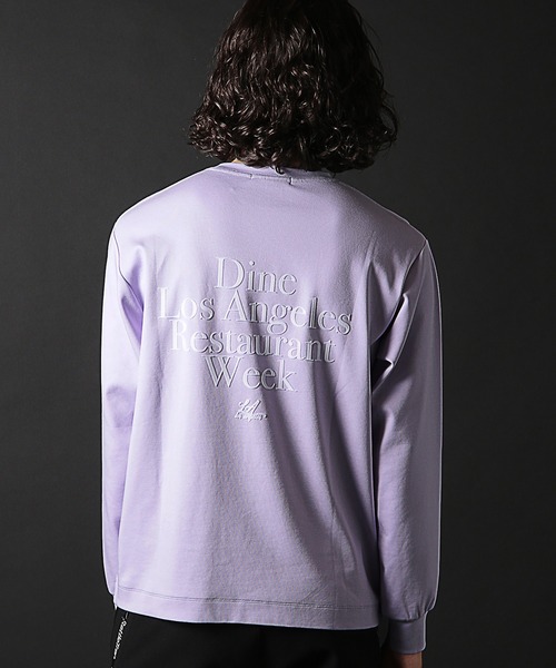 RATTLE TRAP(ラトルトラップ)の「ストレッチスムースフロッキープリントT(Tシャツ/カットソー・メンズ・ブラック/ホワイト/グリーン/パープル・S/M/L/LL)」の11枚目の写真