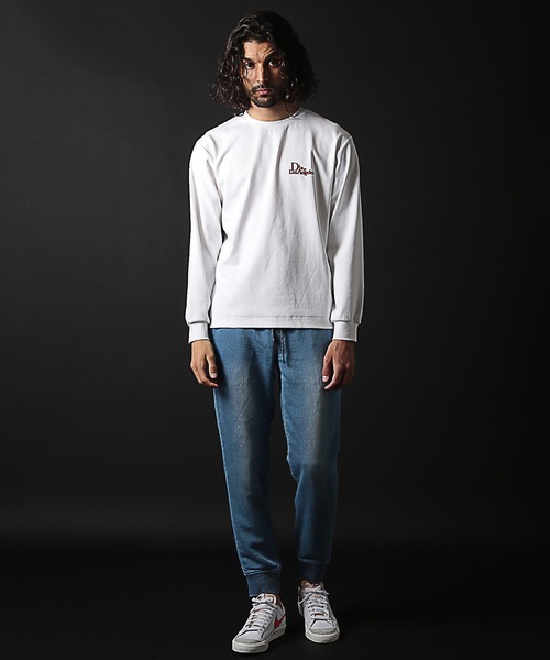 RATTLE TRAP(ラトルトラップ)の「ストレッチスムースフロッキープリントT(Tシャツ/カットソー・メンズ・ブラック/ホワイト/グリーン/パープル・S/M/L/LL)」の17枚目の写真
