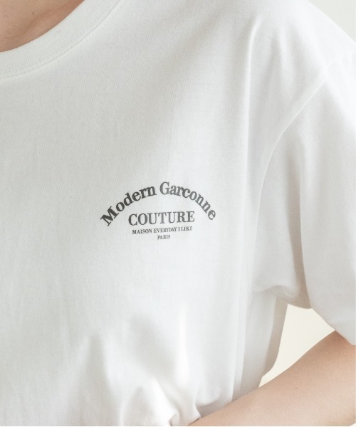 Ada.(エイダ)の「韓国風 ロゴプリントTシャツ(Tシャツ/カットソー・レディース・ホワイト/ブラック・FREE)」の11枚目の写真