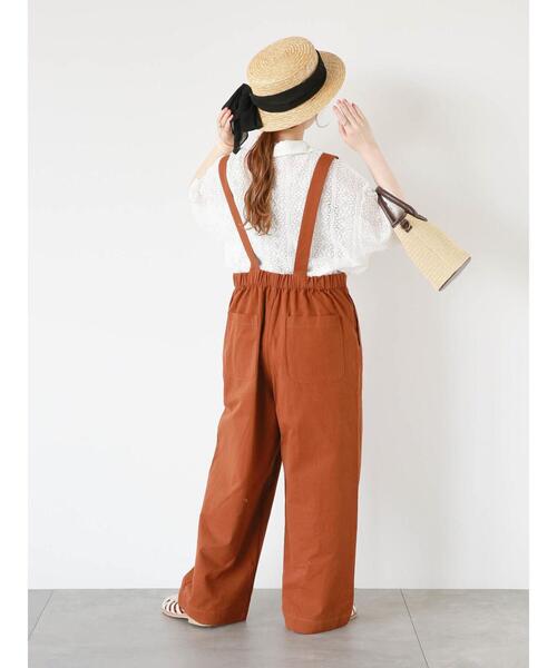 ehka sopo(エヘカソポ)の「サロペット(サロペット/オーバーオール・レディース・ベージュ/カーキ/ブラウン・F)」の21枚目の写真