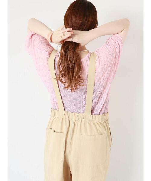 ehka sopo(エヘカソポ)の「サロペット(サロペット/オーバーオール・レディース・ベージュ/カーキ/ブラウン・F)」の4枚目の写真