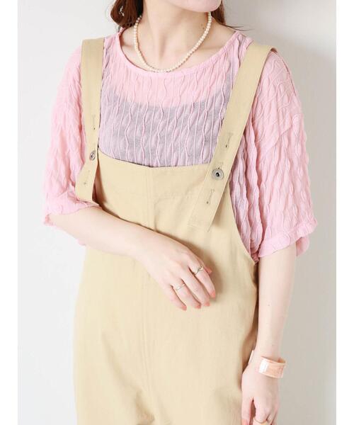 ehka sopo(エヘカソポ)の「サロペット(サロペット/オーバーオール・レディース・ベージュ/カーキ/ブラウン・F)」の6枚目の写真