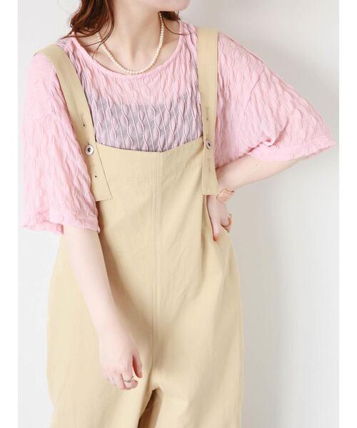 ehka sopo(エヘカソポ)の「サロペット(サロペット/オーバーオール・レディース・ベージュ/カーキ/ブラウン・F)」の7枚目の写真