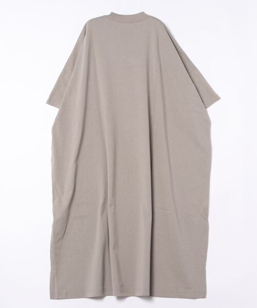 No one knows（ノーワンノーズ）の「ゆったりワイドワンピース（ワンピース・レディース・オリーブ/グレイッシュベージュ/ネイビー/ナチュラル・M-L）」の22枚目の写真