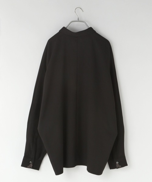 LOWRYS FARM(ローリーズファーム)の「シシュウSTドルマンシャツ 969805(シャツ/ブラウス・メンズ・ベージュ/ブラック・MEDIUM/LARGE)」の9枚目の写真