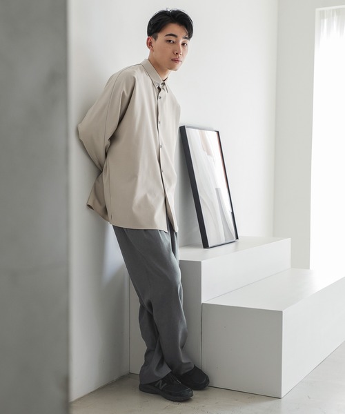 LOWRYS FARM(ローリーズファーム)の「シシュウSTドルマンシャツ 969805(シャツ/ブラウス・メンズ・ベージュ/ブラック・MEDIUM/LARGE)」の14枚目の写真