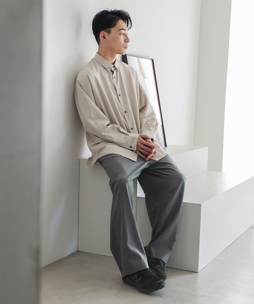 LOWRYS FARM(ローリーズファーム)の「シシュウSTドルマンシャツ 969805(シャツ/ブラウス・メンズ・ベージュ/ブラック・MEDIUM/LARGE)」の15枚目の写真