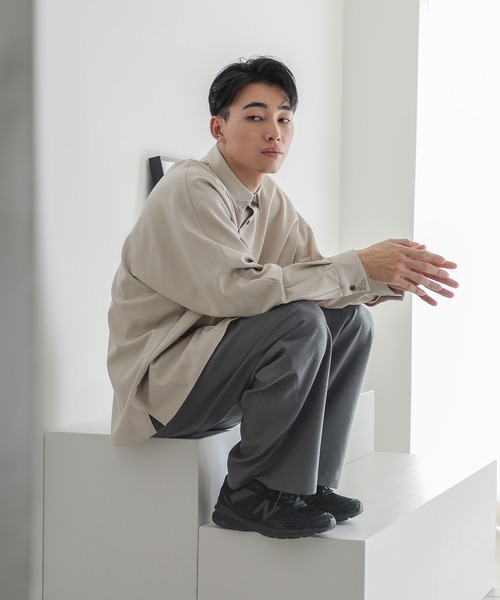 LOWRYS FARM(ローリーズファーム)の「シシュウSTドルマンシャツ 969805(シャツ/ブラウス・メンズ・ベージュ/ブラック・MEDIUM/LARGE)」の16枚目の写真