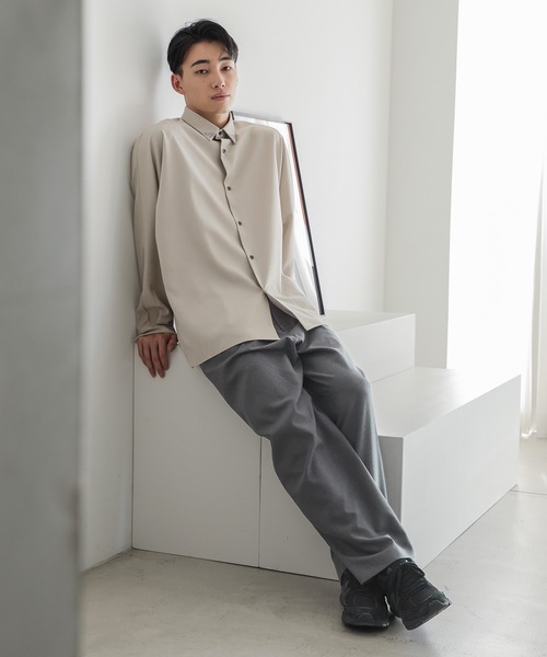 LOWRYS FARM(ローリーズファーム)の「シシュウSTドルマンシャツ 969805(シャツ/ブラウス・メンズ・ベージュ/ブラック・MEDIUM/LARGE)」の17枚目の写真