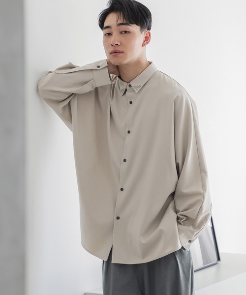 LOWRYS FARM(ローリーズファーム)の「シシュウSTドルマンシャツ 969805(シャツ/ブラウス・メンズ・ベージュ/ブラック・MEDIUM/LARGE)」の18枚目の写真