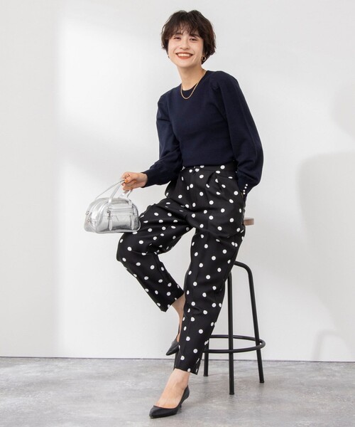 2025年新作アイテムが続々登場 NOLLEY'S Sophi（ノーリーズソフィ）の「バックサテンドット パンツ