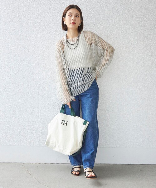 セール】〈手洗い可能〉モヘヤ メッシュ プルオーバー◇（ニット