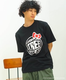 【VISION STREET WEAR/ビジョンストリートウェア】【HELLO KITTY/ハローキティ】VISION×ハローキティコラボ プリントTシャツ バックプリント リンガーTシャツ