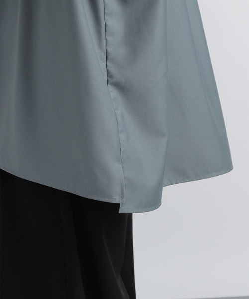 HARE（ハレ）の「TRハーフZIPオーバーシャツ(HARE)（シャツ/ブラウス・メンズ・ブラック系その他/グレー/グリーン・SMALL/MEDIUM）」の15枚目の写真