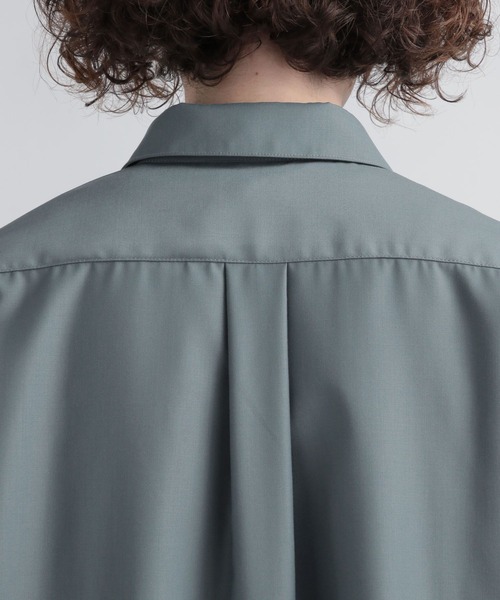 HARE（ハレ）の「TRハーフZIPオーバーシャツ(HARE)（シャツ/ブラウス・メンズ・ブラック系その他/グレー/グリーン・SMALL/MEDIUM）」の16枚目の写真