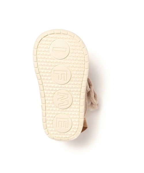 IFME(イフミー)の「BABY|ifme CALIN Wild flower series ラメニット ダブルリボンブーツ(ブーツ・キッズ・ピンク/パープル/ベージュ・13.5cm/15.0cm/14.0cm/13.0cm/12.5cm/14.5cm/12.0cm)」の8枚目の写真