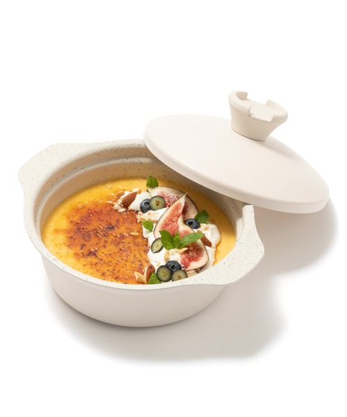 Francfranc（フランフラン）の「バイカラー 軽量クッキングポット 18cm アイボリー（鍋/フライパン・レディース・アイボリー・FREE）」の2枚目の写真