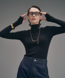 MECRE | 【先行予約】フィンガーホールハイネックリブニットプルオーバー(Tシャツ/カットソー)