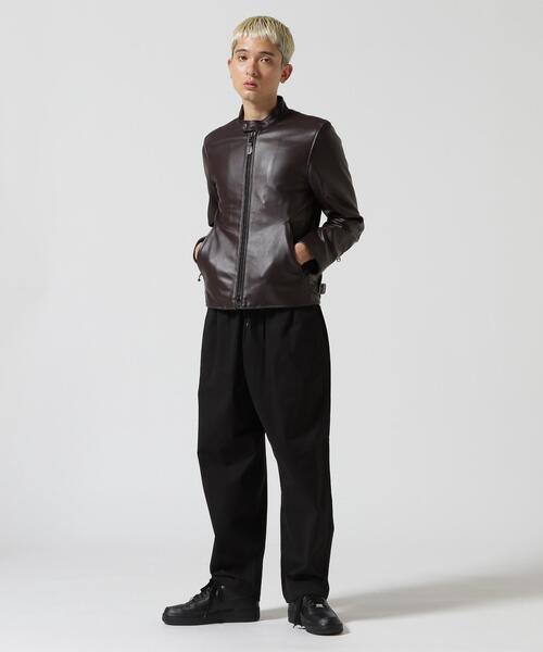 AVIREX（アヴィレックス）の「COMFORTABLE SINGLE RIDERS JACKET / コンフォータブル シングル ライダース ジャケット / AVIREX / アヴィレックス（ライダースジャケット・メンズ・ブラック/ブラウン系その他3・L/2XL/M/XL）」の16枚目の写真