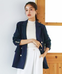 セール】Sustainableメタルボタンテーラードジャケット（テーラード