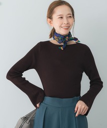 コンパクトリブニット