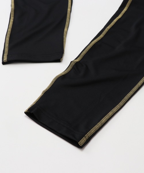 Champion（チャンピオン）の「【Champion/チャンピオン】メンズ ロングスパッツ（レギンス/スパッツ・メンズ・ブラック系その他7/ブラック×ゴールド・X-LARGE/LARGE/MEDIUM）」の8枚目の写真