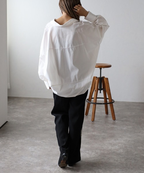 Bonjour Sagan（ボンジュールサガン）の「ツイルウエストゴムラインパンツ（その他パンツ・レディース・ライトベージュ/ブラック/ベージュ・FREE）」の8枚目の写真