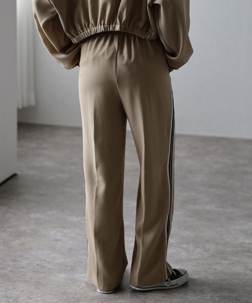 Bonjour Sagan（ボンジュールサガン）の「ツイルウエストゴムラインパンツ（その他パンツ・レディース・ライトベージュ/ブラック/ベージュ・FREE）」の18枚目の写真