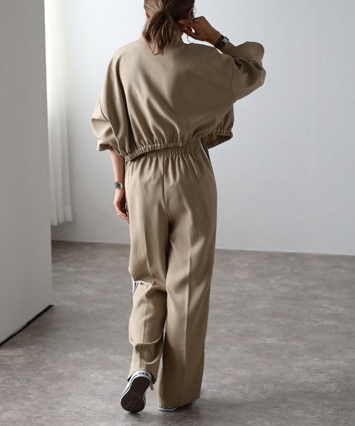 Bonjour Sagan（ボンジュールサガン）の「ツイルウエストゴムラインパンツ（その他パンツ・レディース・ライトベージュ/ブラック/ベージュ・FREE）」の19枚目の写真