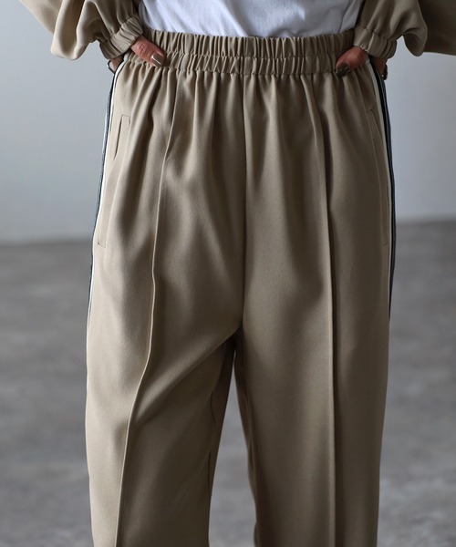 Bonjour Sagan（ボンジュールサガン）の「ツイルウエストゴムラインパンツ（その他パンツ・レディース・ライトベージュ/ブラック/ベージュ・FREE）」の21枚目の写真