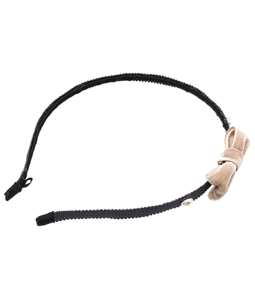 HAKKA KIDS（ハッカキッズ）の「リボンモチーフカチューシャ（カチューシャ・キッズ・ピンク/ブルー/ベージュ・FREE）」の2枚目の写真