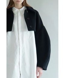 CLANE（クラネ）の「CLANE/クラネ/ROUND SLEEVE SHORT JACKET（テーラードジャケット・レディース）」