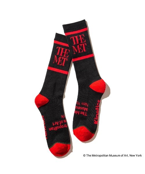 Kinetics(キネティクス)の「THE MET LOGO SOCKS for Kinetics CAN SET(メトロポリタンミュージアム ロゴ ソックス フォー キネティクス コラボ カンセット)(ソックス/靴下・メンズ・ブラック/ホワイト・FREE)」の8枚目の写真