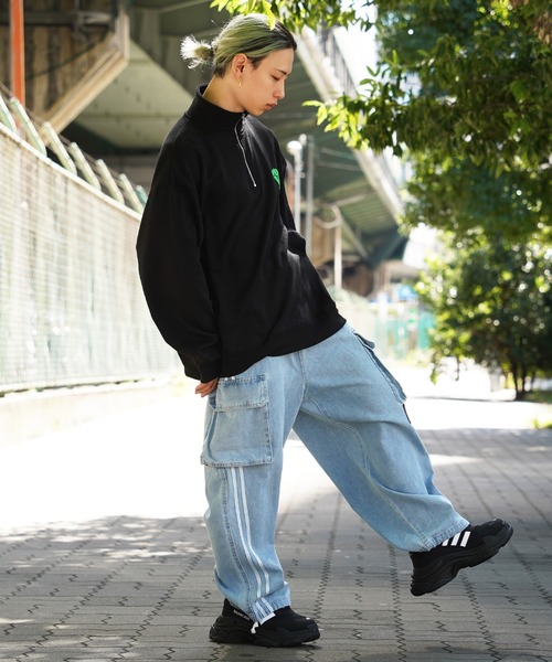 1111clothing（ワンフォークロージング）の「ハートモチーフ 裏起毛