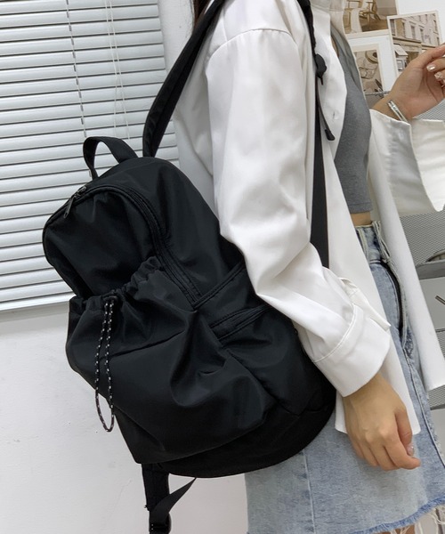 【更にお値下げ】【新品未使用】リュック　多収納フロントポケット　バックパック ポケットいっぱいガバっと開く便利リュック 通販【ニッセン】