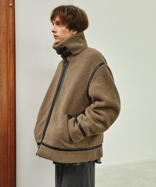 オーバーサイズB-3ボアブルゾン EMMA CLOTHES（ブルゾン）｜EMMA