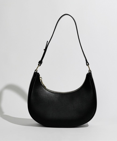 LA VORAGINE（ラ ヴォラジネ）の「ハーフムーンショルダーバッグ（ショルダーバッグ・レディース・アイボリー/ブラック・FREE）」の11枚目の写真