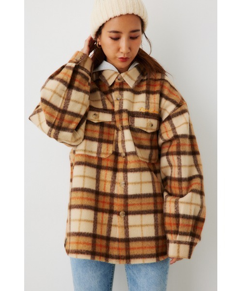 RODEO CROWNS WIDE BOWL（ロデオクラウンズワイドボウル）の「シャギーCPOルーズジャケット（その他アウター・レディース・ベージュ系その他/ブルー系その他/グリーン系その他・FREE）」の7枚目の写真