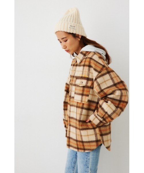 RODEO CROWNS WIDE BOWL（ロデオクラウンズワイドボウル）の「シャギーCPOルーズジャケット（その他アウター・レディース・ベージュ系その他/ブルー系その他/グリーン系その他・FREE）」の8枚目の写真