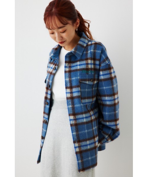 RODEO CROWNS WIDE BOWL（ロデオクラウンズワイドボウル）の「シャギーCPOルーズジャケット（その他アウター・レディース・ベージュ系その他/ブルー系その他/グリーン系その他・FREE）」の12枚目の写真