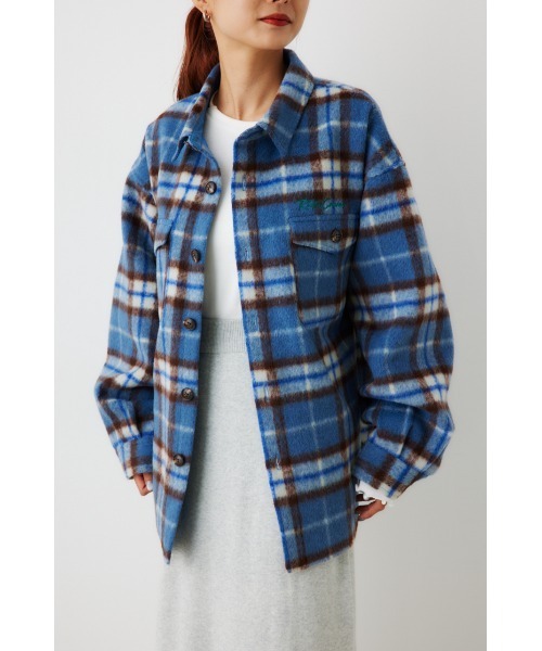 RODEO CROWNS WIDE BOWL（ロデオクラウンズワイドボウル）の「シャギーCPOルーズジャケット（その他アウター・レディース・ベージュ系その他/ブルー系その他/グリーン系その他・FREE）」の13枚目の写真