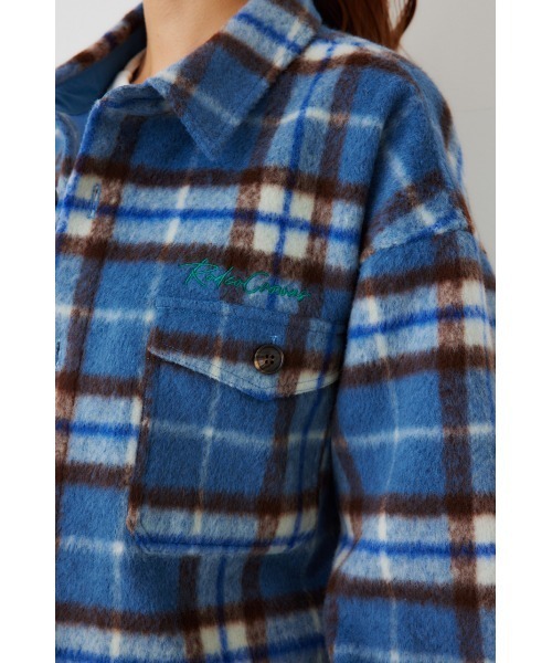RODEO CROWNS フランネル CPO ジャケット タータン チェック SALE／30%OFFBIGシルエット チェックCPOジャケット
