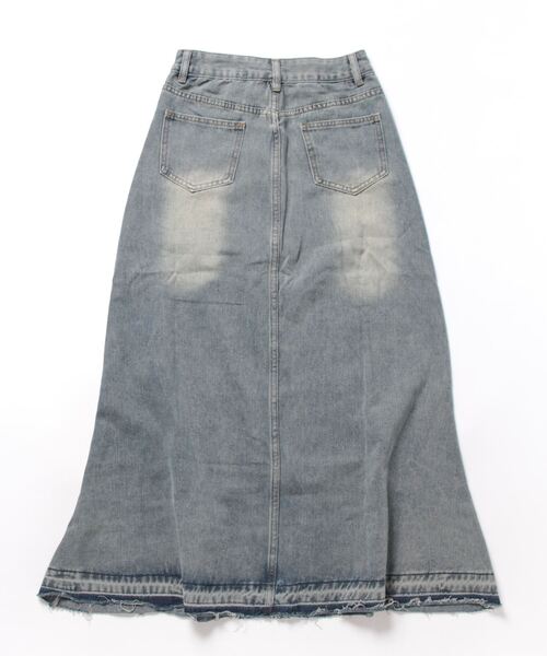 JUMELLE（ジュメロ）の「wash denim skirt（デニムスカート・レディース・ブルー・FREE）」の10枚目の写真