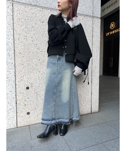JUMELLE（ジュメロ）の「wash denim skirt（デニムスカート・レディース・ブルー・FREE）」の13枚目の写真