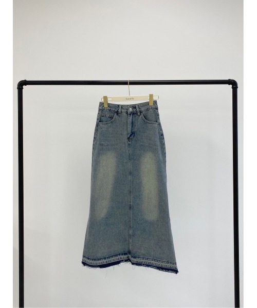 JUMELLE（ジュメロ）の「wash denim skirt（デニムスカート・レディース・ブルー・FREE）」の20枚目の写真