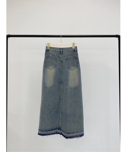 JUMELLE（ジュメロ）の「wash denim skirt（デニムスカート・レディース・ブルー・FREE）」の21枚目の写真